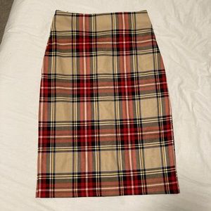 Plaid skirt